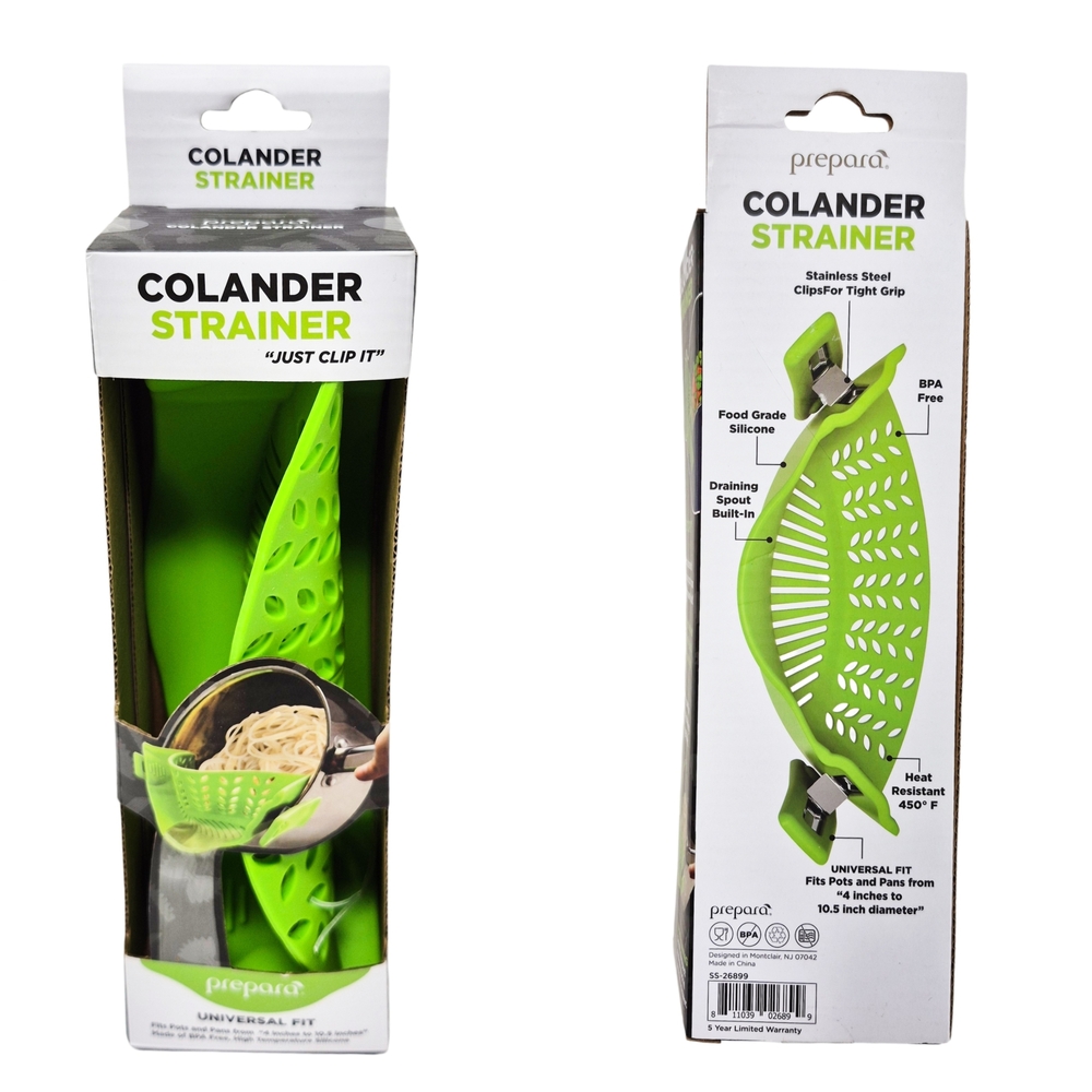 Prepara Green Colander Strainer